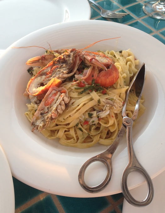 Yabbie and Crab Linguine