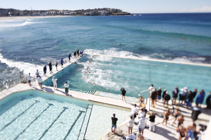 Bondi Baths Swimming