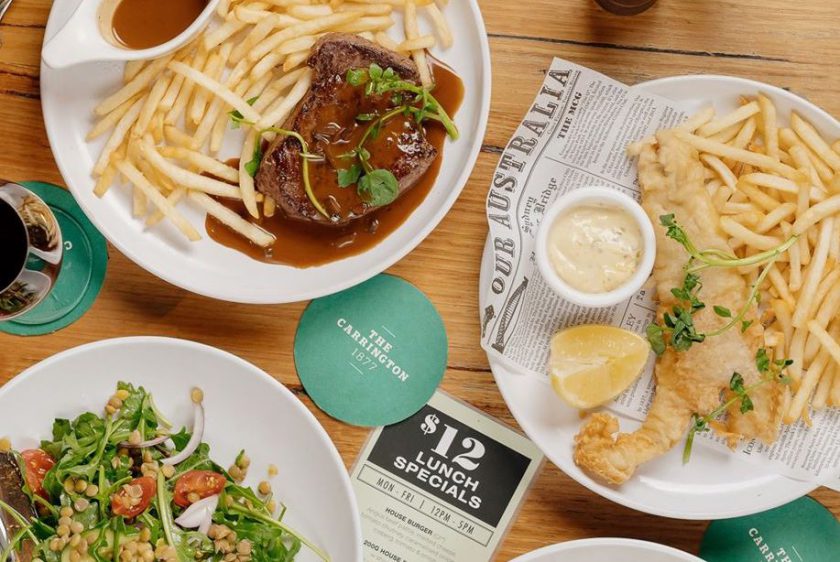 Cheap Eats Surry Hills The Carrington