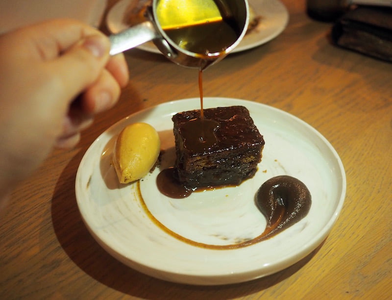 Hotel Centennial sticky pudding
