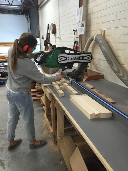 Furniture making in progress