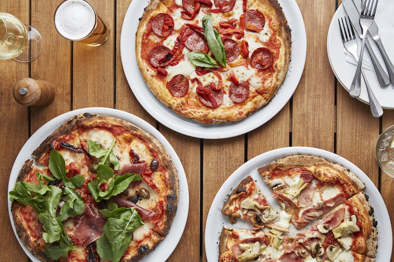 The Light Brigade woodfire pizza