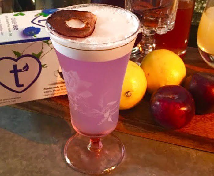 bar tag orchid fizz cocktail