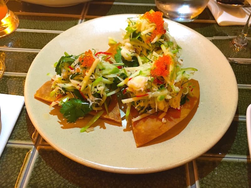 sugarcane crab tortilla