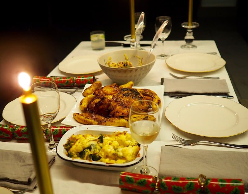 dinner party prep David Jones fresh prepared range Christmas table