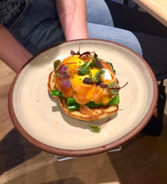 Devon Cafe buckwheat blini