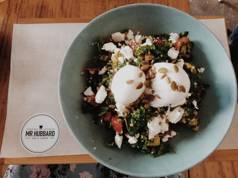 mr hubbard breakfast salad