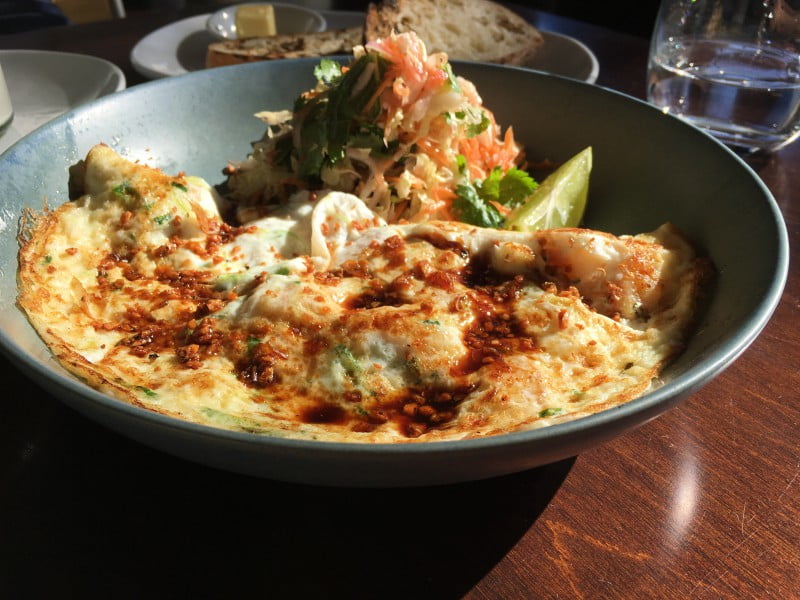 Sugarcane omelette