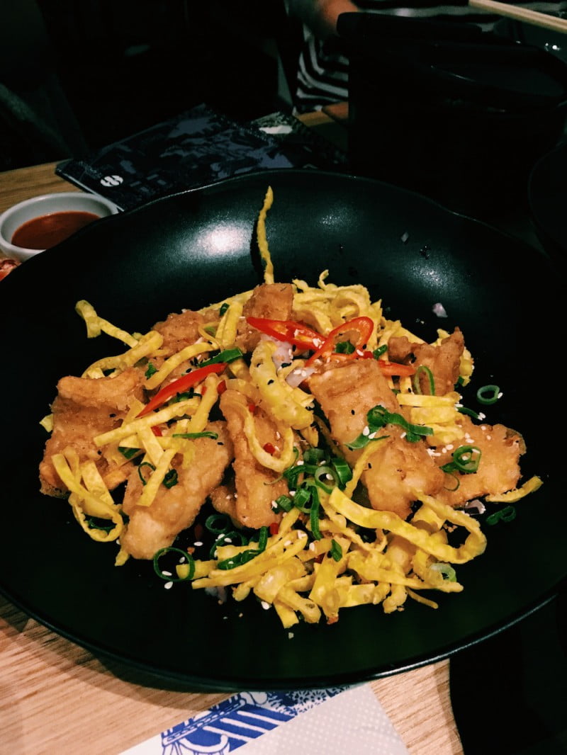 Salt and pepper calamari
