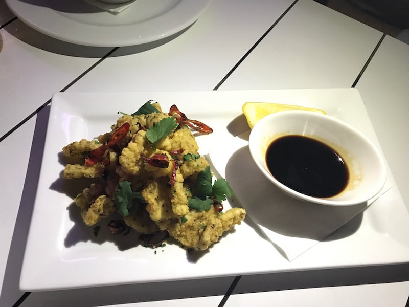 Helm Bar salt and pepper squid