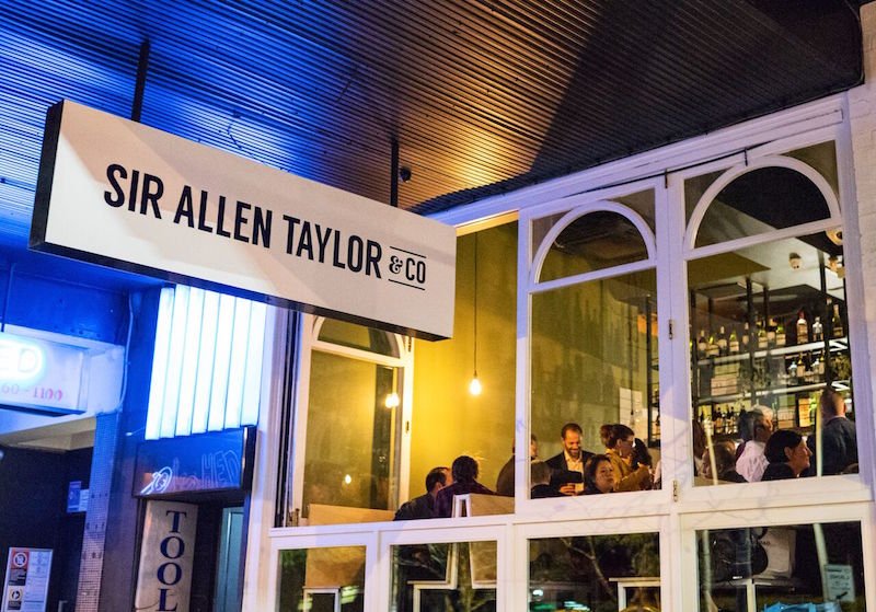 sir allen taylor sign 