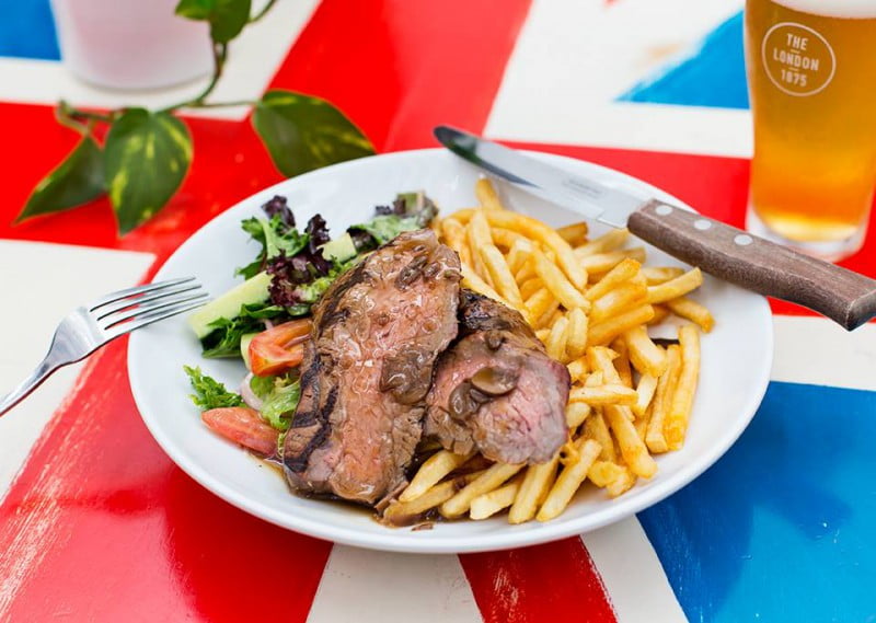 the london hotel steak