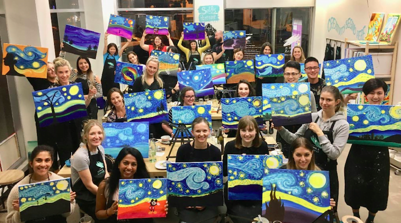 boozy art classes