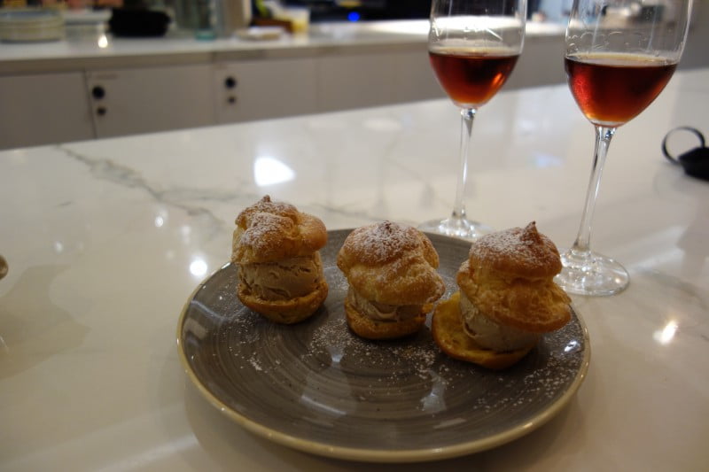 Song Kitchen profiteroles