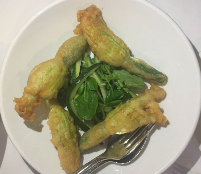 Zucchini flowers