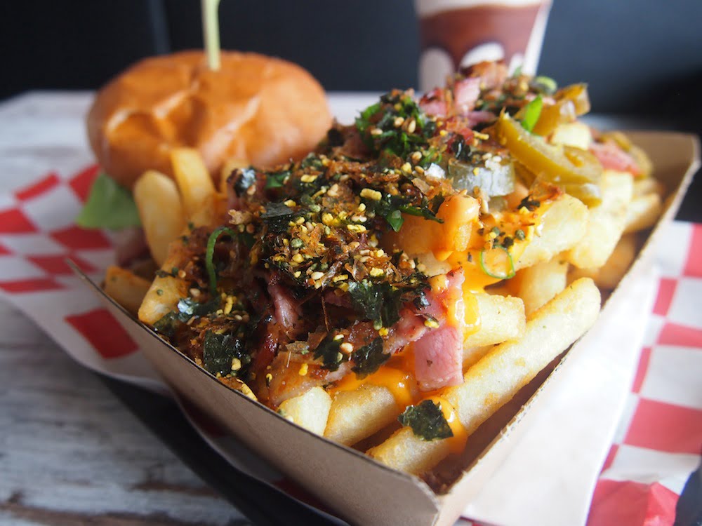 Sideshow Burgers Carnival Loaded Fries