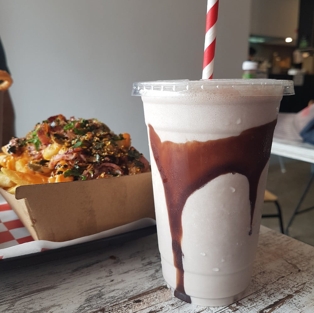 Sideshow Burgers Chocolate Milkshake
