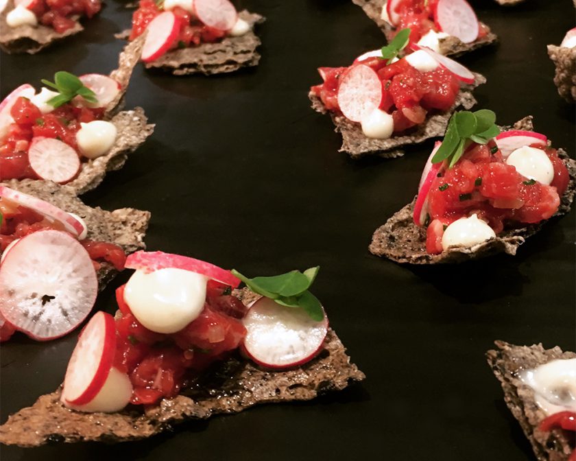 Beef tartare at Shiloh