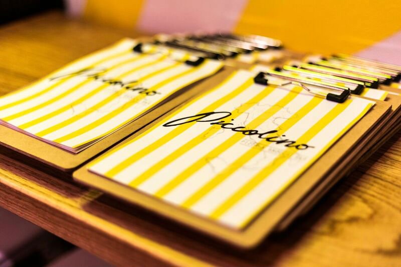 Piccolino menus