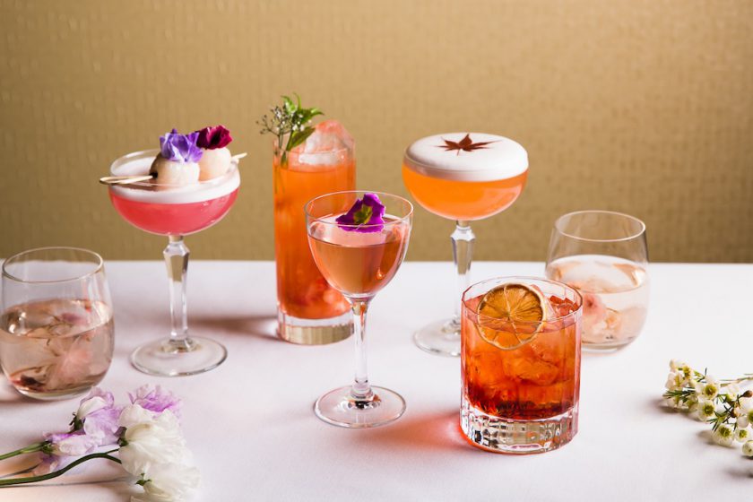 sake restaurant & bar cherry blossom cocktails
