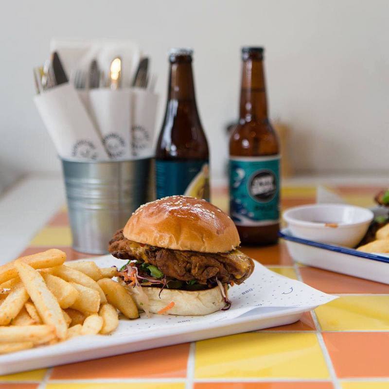 Fried Chicken Burger Sunshine Social