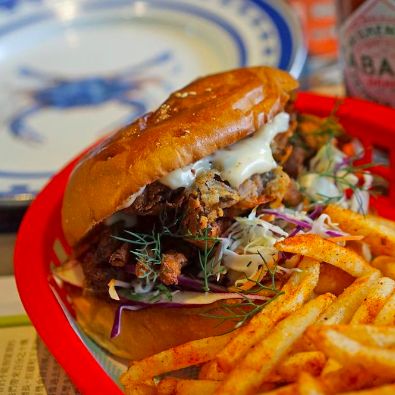 Soft Shell Crab Burger Miss Katies Crab Shack