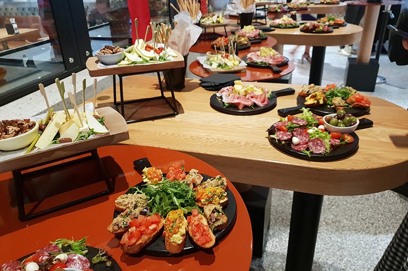 Cicchetti spread at Brunetti Flinders Lane