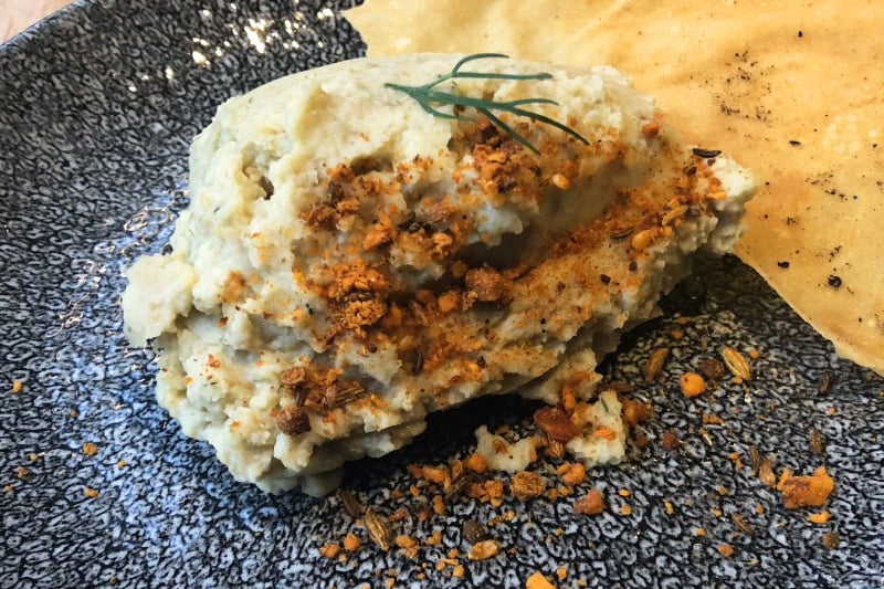 Fava Bean Parfait with Lavash