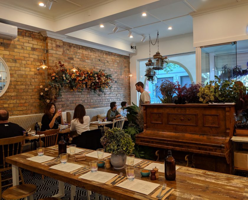 Flovie Florist Cafe Interior