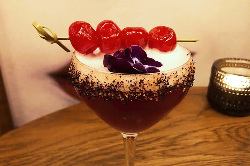 Saké Yozakura Cocktail