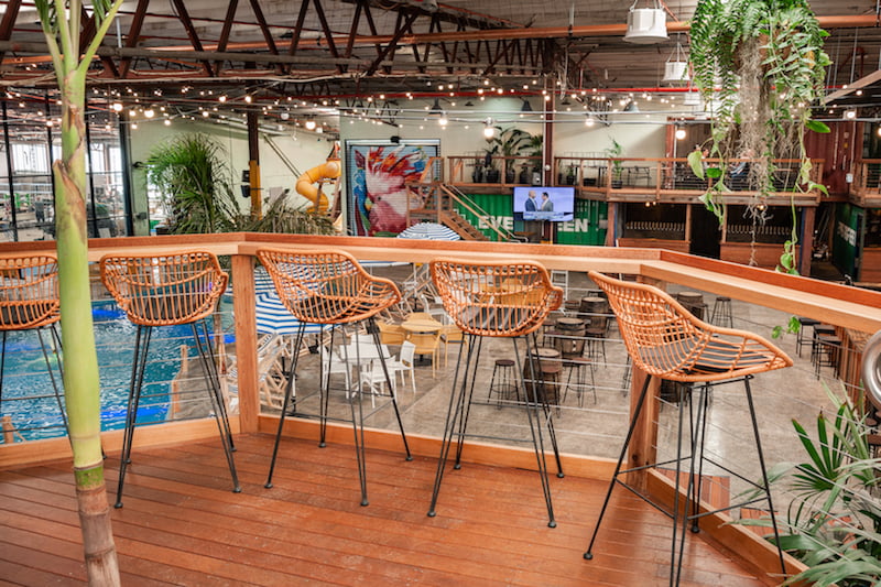 moon dog world bar deck