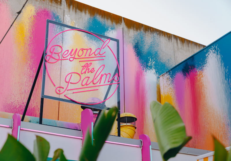 beyond the palms neon