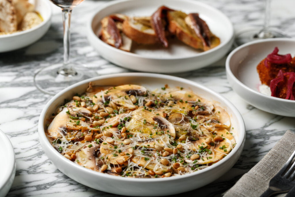 Mushroom Carpaccio Recipe From Coogee Wine Room