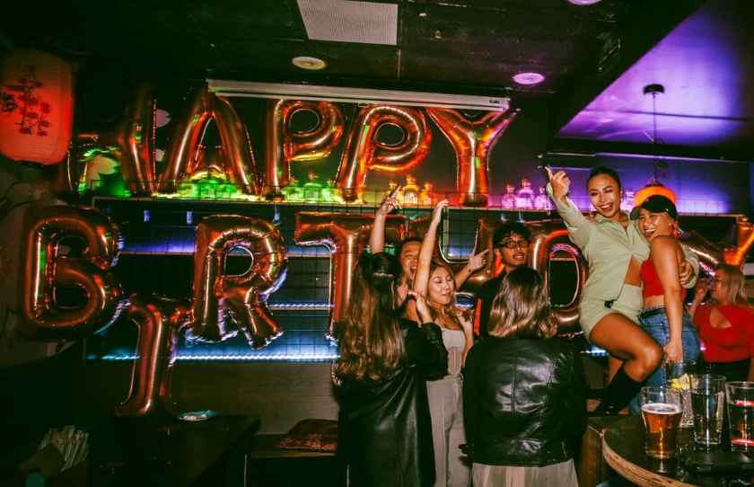 Karaoke party for birthday at Goros