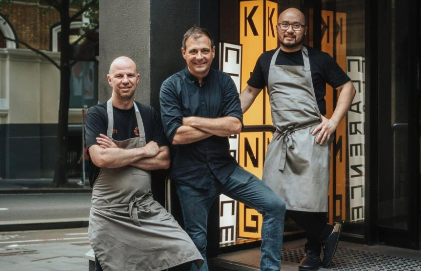 Brent Savage, Nick Hildebrandt and Khanh Nguyen from King Clarence Sydney