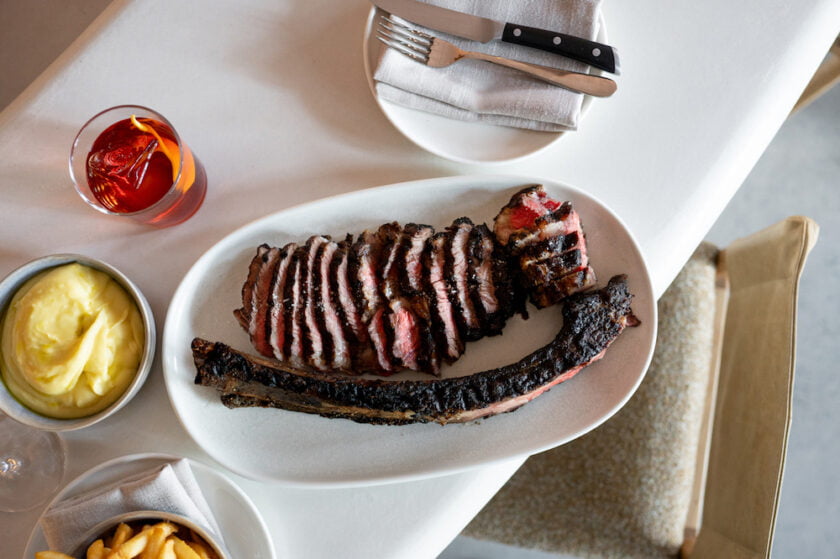 Hurricane's Grill & Bar Cronulla tomahawk steak