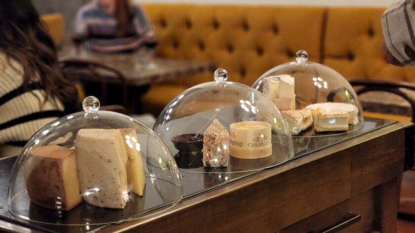 V Wine Salon Cheese Trolley
