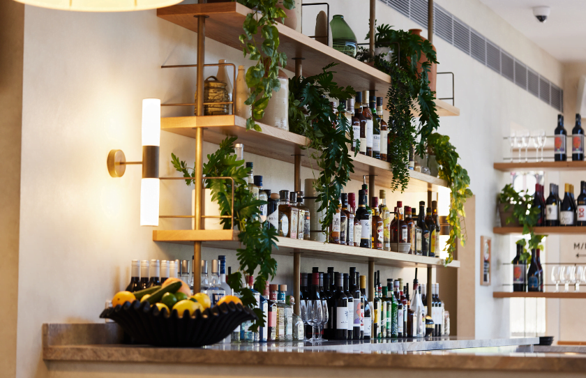 Lemons atop bar counter at Terrace Bar at newly refurbished The Belroy Hotel.