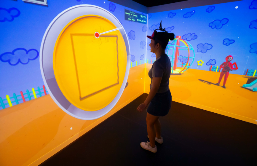 Live games experience at Immersive Gamebox.