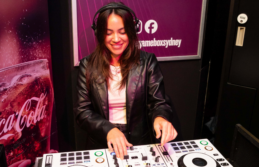 DJ at Immersive Gamebox.