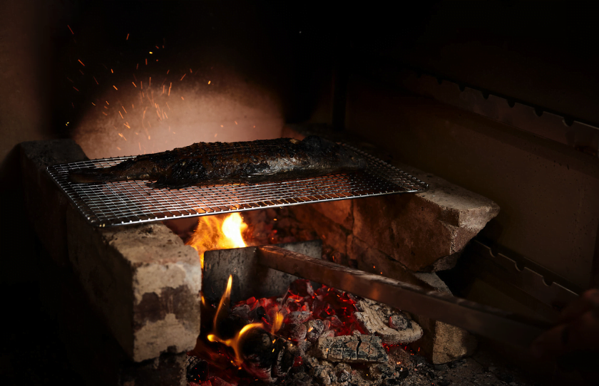 Yana Coogee Barramundi On Fire Grill