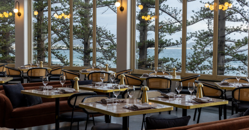 Seaside view at new Central Coast restaurant Meribella.