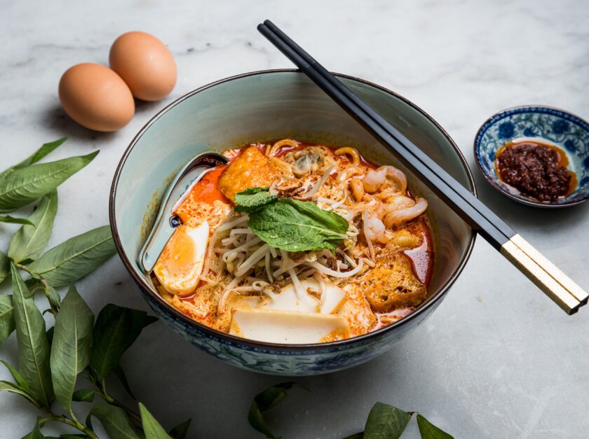 Ho Jiak Seafood Laksa for George Street Food Gallery.