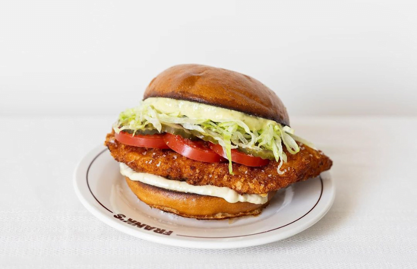 Schnitzel sandwich at Frank's Deli Summer Sangas.