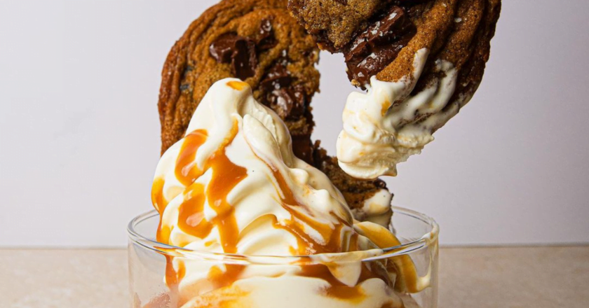 Kuki cookie and ice cream
