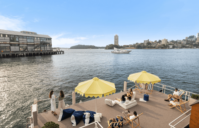 View from PIER Bar Pontoon