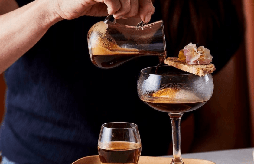 Affogato at Sarino's.