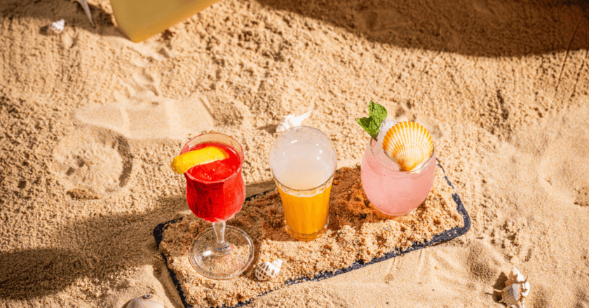 Gin Lane 'Beach Club' cocktail flight