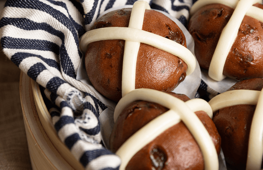 Hot Cross Buns Din Tai Fung Bao