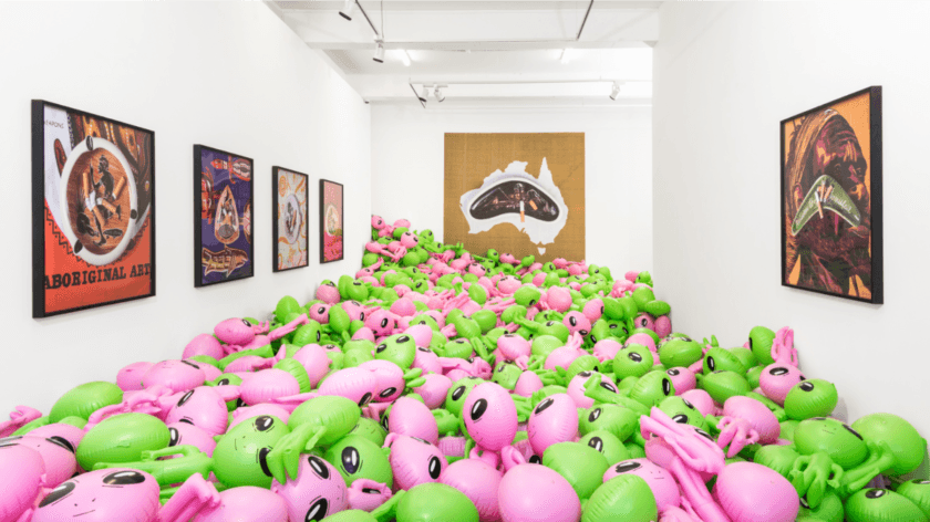 Tony Albert’s (Girramay/Yidinyji/Kuku Yalanji) large-scale artworks and installations will feature in The Blak Infinite